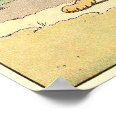 De illustratie van het Lion Story Book Poster (Hoek)