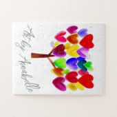 De illustratie van uw kind omzetten of in een teke legpuzzel (Horizontaal)