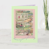 De illustratiegroeten van Purrfect van het Kaart (Voorkant)