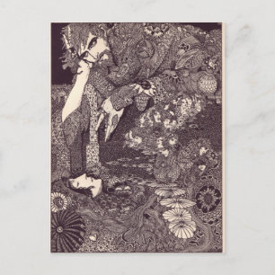 De Illustraties van Edgar Allan Poe van Clarke Briefkaart