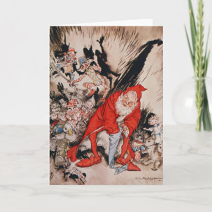 De illustraties van Kerstmis Feestdagen Kaart