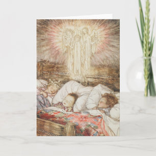 De illustraties van Kerstmis Feestdagen Kaart