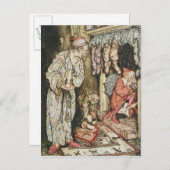 De illustraties van Kerstmis Feestdagenkaart (Voorkant / Achterkant)