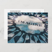 De Imagine van het centrale park van NY, Briefkaar Briefkaart (Voorkant / Achterkant)