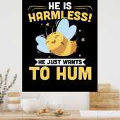 De imker wil alleen maar de poster (Keuken)