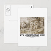 De imkers (1568) Pieter Brugel de Oude Briefkaart (Voorkant / Achterkant)