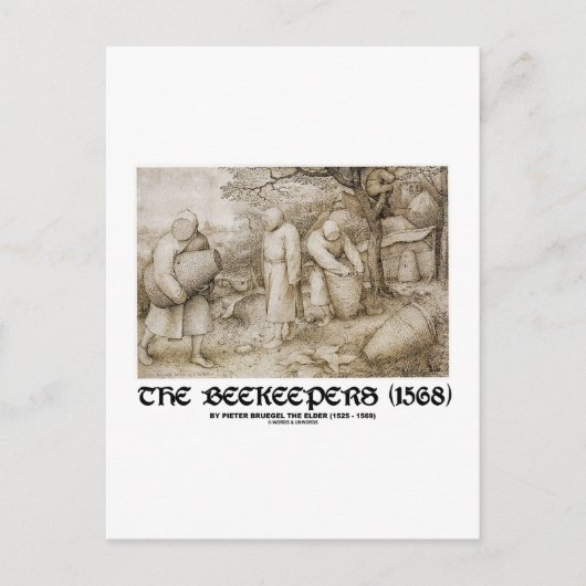 De imkers (1568) Pieter Brugel de Oude Briefkaart (Voorkant)