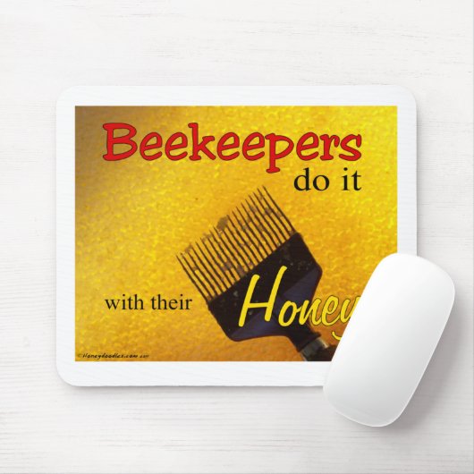 De imkers doen het met hun honing - Mousepad Muismat (Met muis)