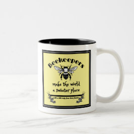 De imkers maken van de wereld een mok van een slag