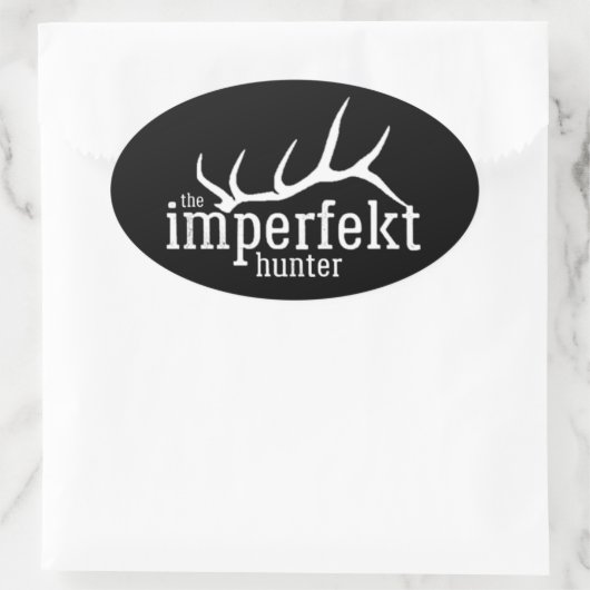 De Imperfekt Hunter sticker (Tas)