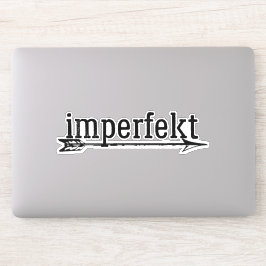 De imperifekt vinyl sticker w / pijl