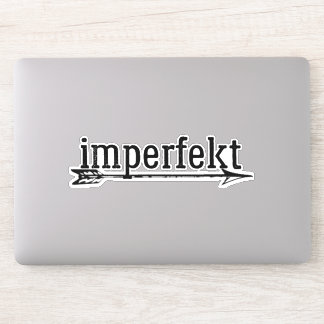 De imperifekt vinyl sticker w / pijl