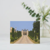 De imponerende ingang van Chateau Haut Sarpe, de Briefkaart (Staand voorkant)