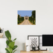 De imponerende ingang van Chateau Haut Sarpe, de Poster (Thuiskantoor)