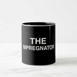 De impregnator tweekleurige koffiemok