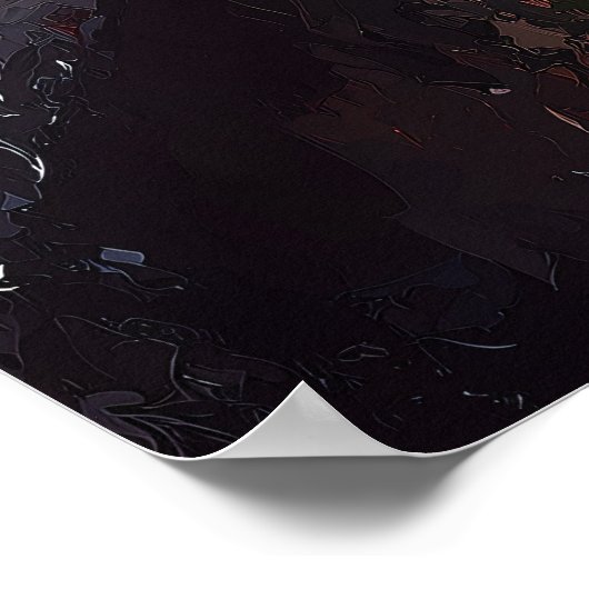 De impressionist inspireerde de schreeuw poster (Hoek)