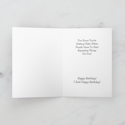 De in het groot Kaarten van de Verjaardag (Binnen)