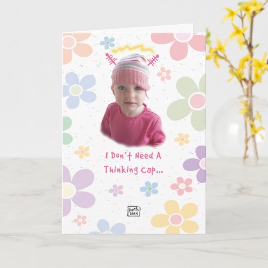 De In het groot Kaarten wb006 van ChuckleBerry (Gele Bloem)