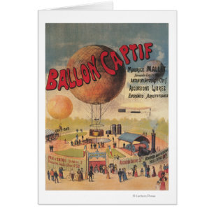 De in werking gestelde ballonverbindingen bij een 