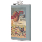 De in werking gestelde ballonverbindingen bij een heupfles (Links)