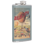 De in werking gestelde ballonverbindingen bij een heupfles (Rechts)