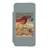 De in werking gestelde ballonverbindingen bij een  incipio iPhone portemonnee hoesje (Voorkant Agenda)