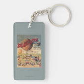 De in werking gestelde ballonverbindingen bij een sleutelhanger (achterkant)