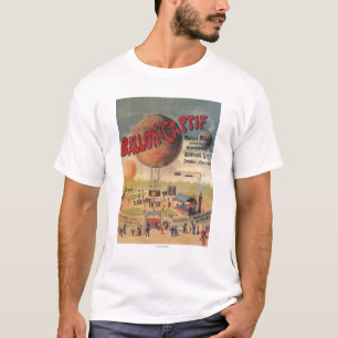 De in werking gestelde Ballonverbindingen bij een T-shirt