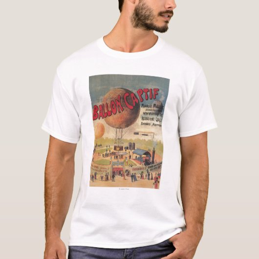 De in werking gestelde Ballonverbindingen bij een  T-shirt (Voorkant)