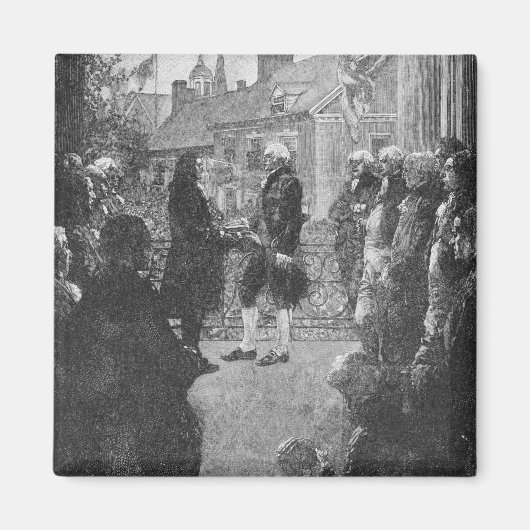 De inauguratie magneet (Voorkant)