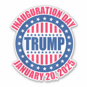 De inauguratie van President Donald Trump Sticker
