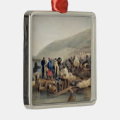 De inbraak van de zieke in Balaklava Metalen Ornament (Rechts)