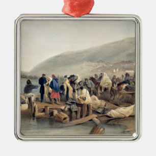 De inbraak van de zieke in Balaklava Metalen Ornament