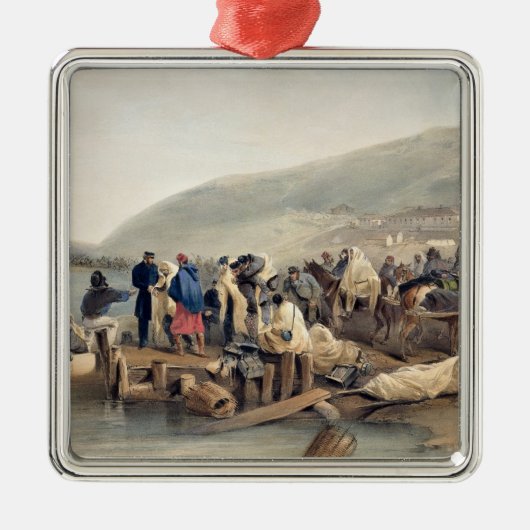 De inbraak van de zieke in Balaklava Metalen Ornament (Voorkant)