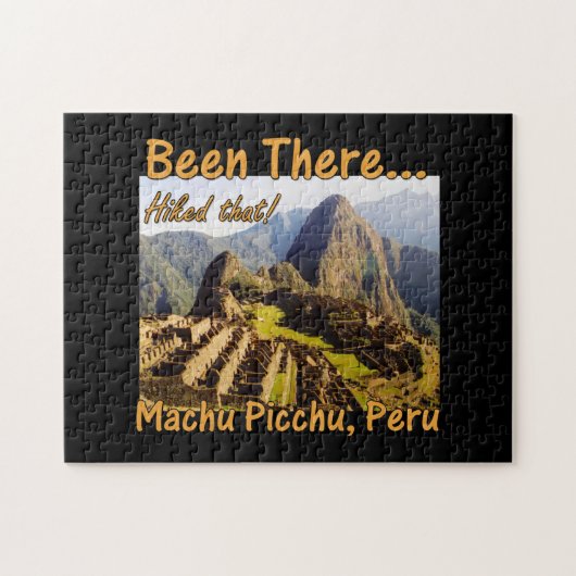 De Inca Trail - Machu Picchu Legpuzzel (Horizontaal)