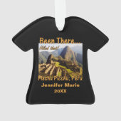 De Inca Trail - Machu Picchu Ornament (achterkant)