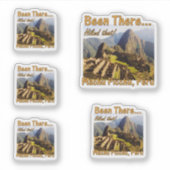 De Inca Trail - Machu Picchu Sticker (Voorkant)