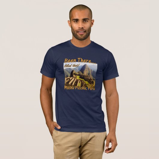 De Inca Trail - Machu Picchu T-shirt (Voorkant volledig)