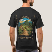 De Inca Trail wandelaar T-shirt (Achterkant)
