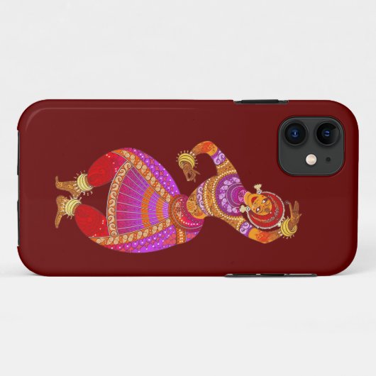 De Indiase danser Case-Mate iPhone Case (Achterkant (horizontaal))