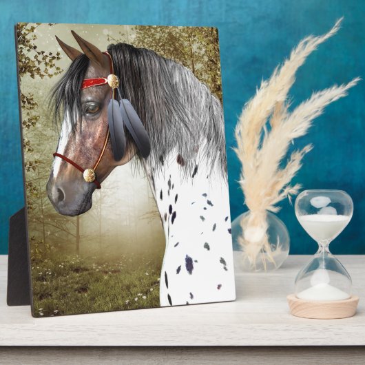 De Indiase Pony Fotoplaat (Zijkant)