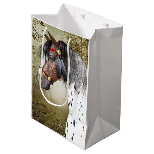 De Indiase Pony Medium Cadeauzakje (Voorkant Gekanteld)