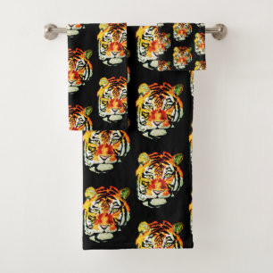 DE INDIASE TIGER BAD HANDDOEK