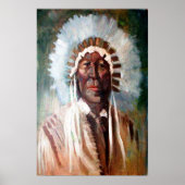 De Indiase Westerne Art Print (Voorkant)