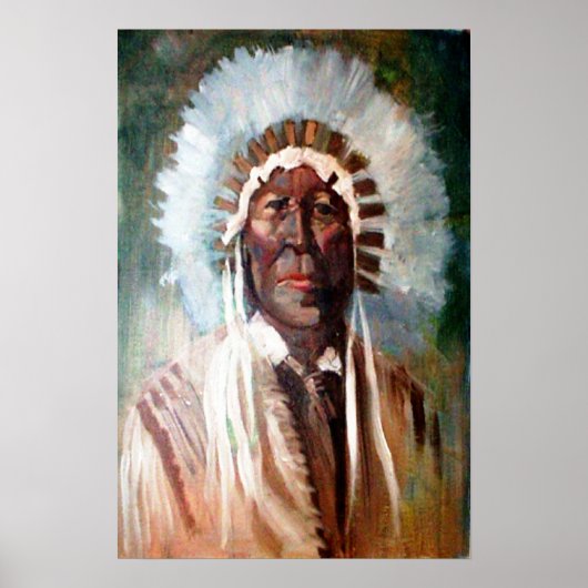 De Indiase Westerne Art Print (Voorkant)