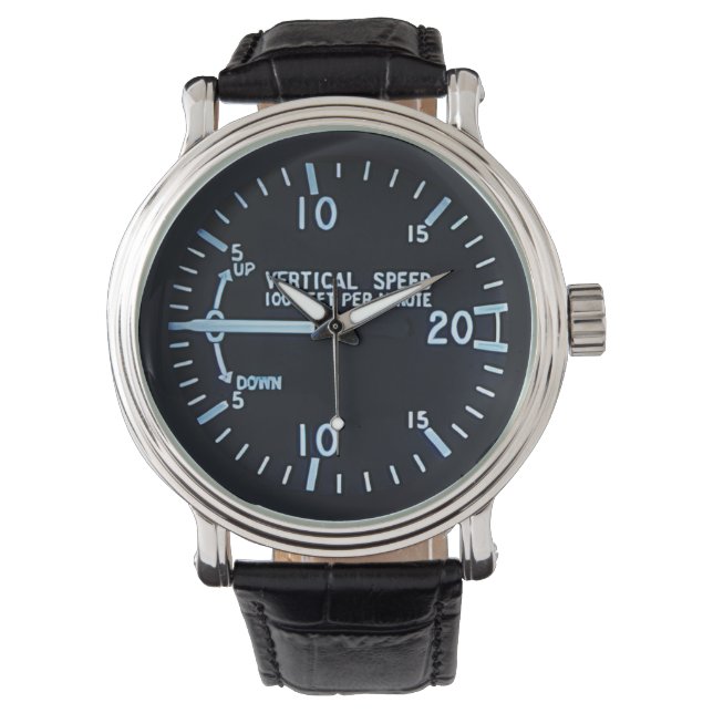 De indicator voor verticale snelheid horloge (Voorkant)