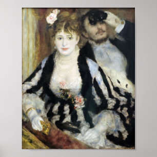 De indiening door Pierre-Auguste Renoir Poster