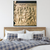 De indiening van een barbaars bij een Romeinse str Canvas Afdruk (Insitu (Slaapkamer))