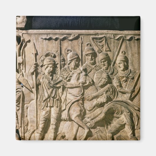 De indiening van een barbaars bij een Romeinse str Magneet (Voorkant)