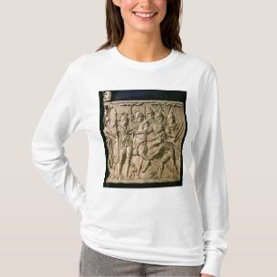 De indiening van een barbaars bij een Romeinse str T-shirt